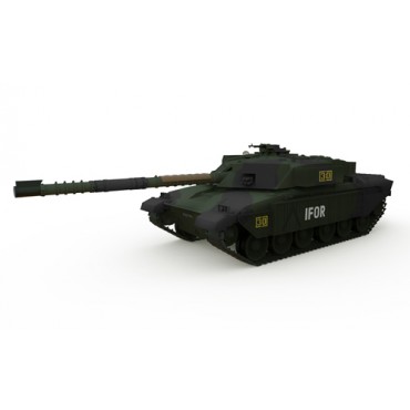 Carro GB MBT CHALLANGER 1 Forest RC 1:72 RTR