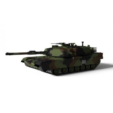 Carro US MBT M1A1 ABRAMS Nato Camuflage RC 1:72 RTR