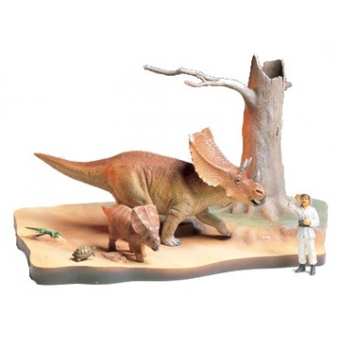 Dinosauro Chasmosauro Diorama 1:35 