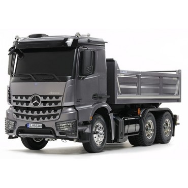 Camion Mercedes AROCS 3348 6×4 Trasporto Terra RC 1:14 Tamiya