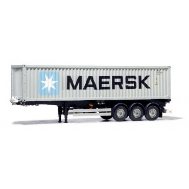 Rimorchio con Container 40ft MAERSK 1:14