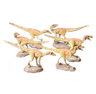 Dinosauro Velociraptor Diorama 1:35
