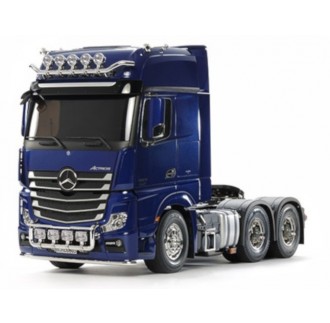 Camion Mercedes ACTROS 3363 6x4  RC 1:14 Tamiya Body Verniciato Pearl Blu