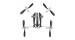 Rc drone zubo tascabile + TX WIFI con videocamera